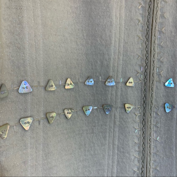 Nygard Cream Boiled Wool Sweater Cadigan Size M - Picture 3 of 7